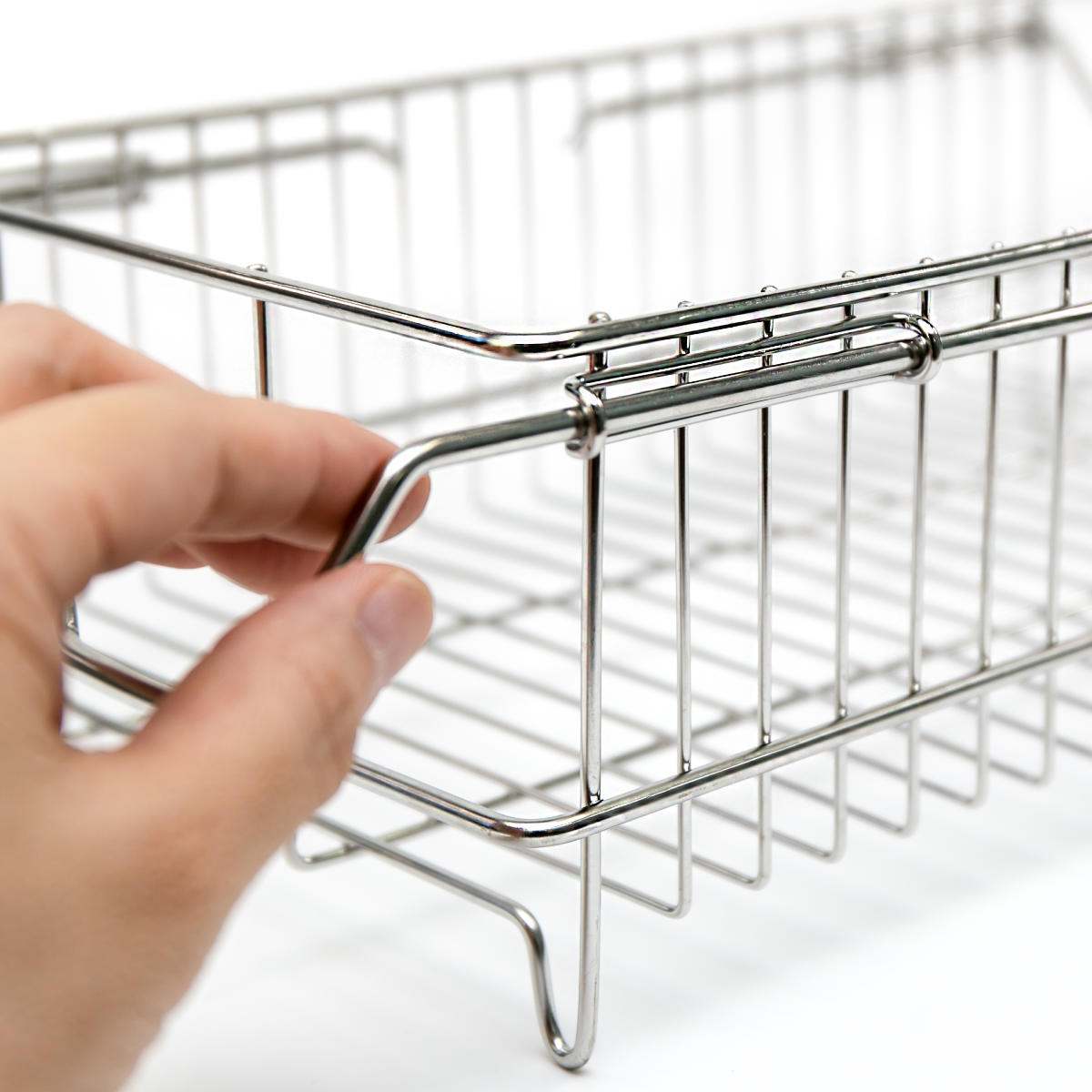 パール金属 水切りラック シンク渡し式 ステンレス製 シンクスライド式