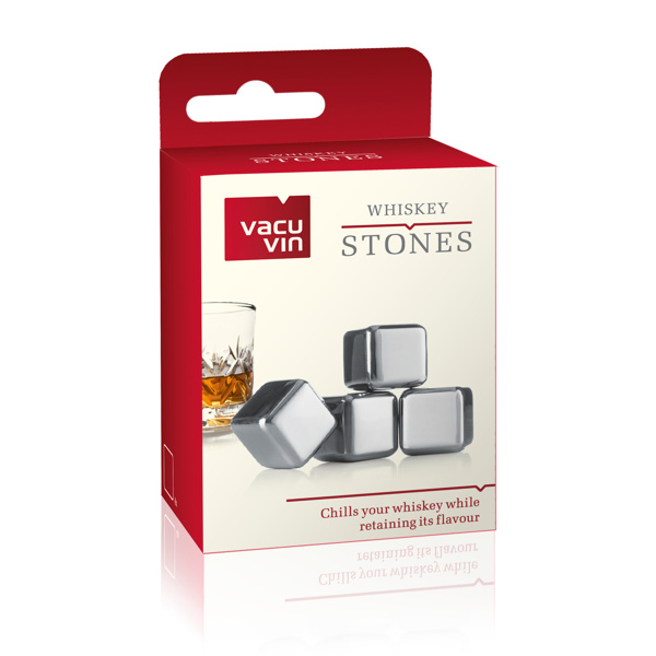 ステンレス氷 溶けない氷 ウィスキーストーン バキュバン VACUVIN ステンレス製 アイスキューブ 4個入り （ 氷 ステンレス 溶けない ウイスキー 焼酎 ワイン ） | ブランド登録なし | 10