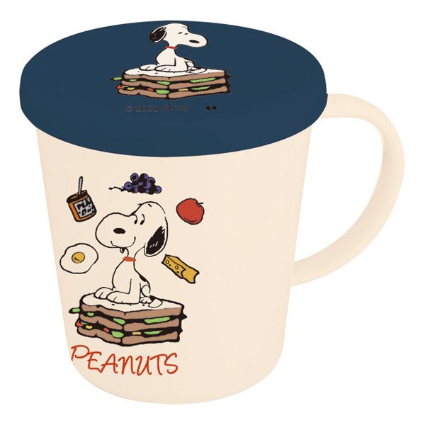 マグカップ フタ付き 300ml ピーナッツ スヌーピー プラスチック