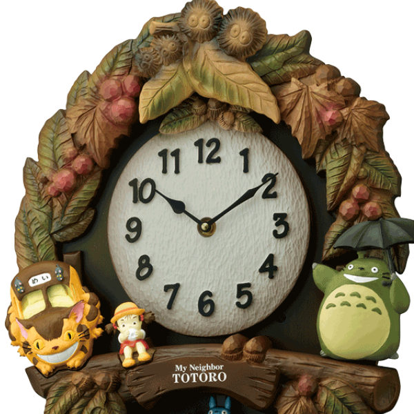 掛け時計 となりのトトロ トトロ （ アナログ 時計 壁掛け時計