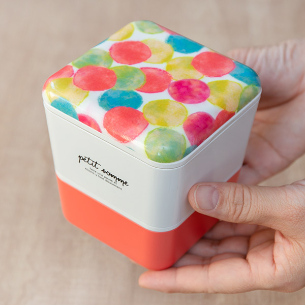 お弁当箱 ランチボックス 2段 プチ・ソム スクエアランチ 600ml 入れ子