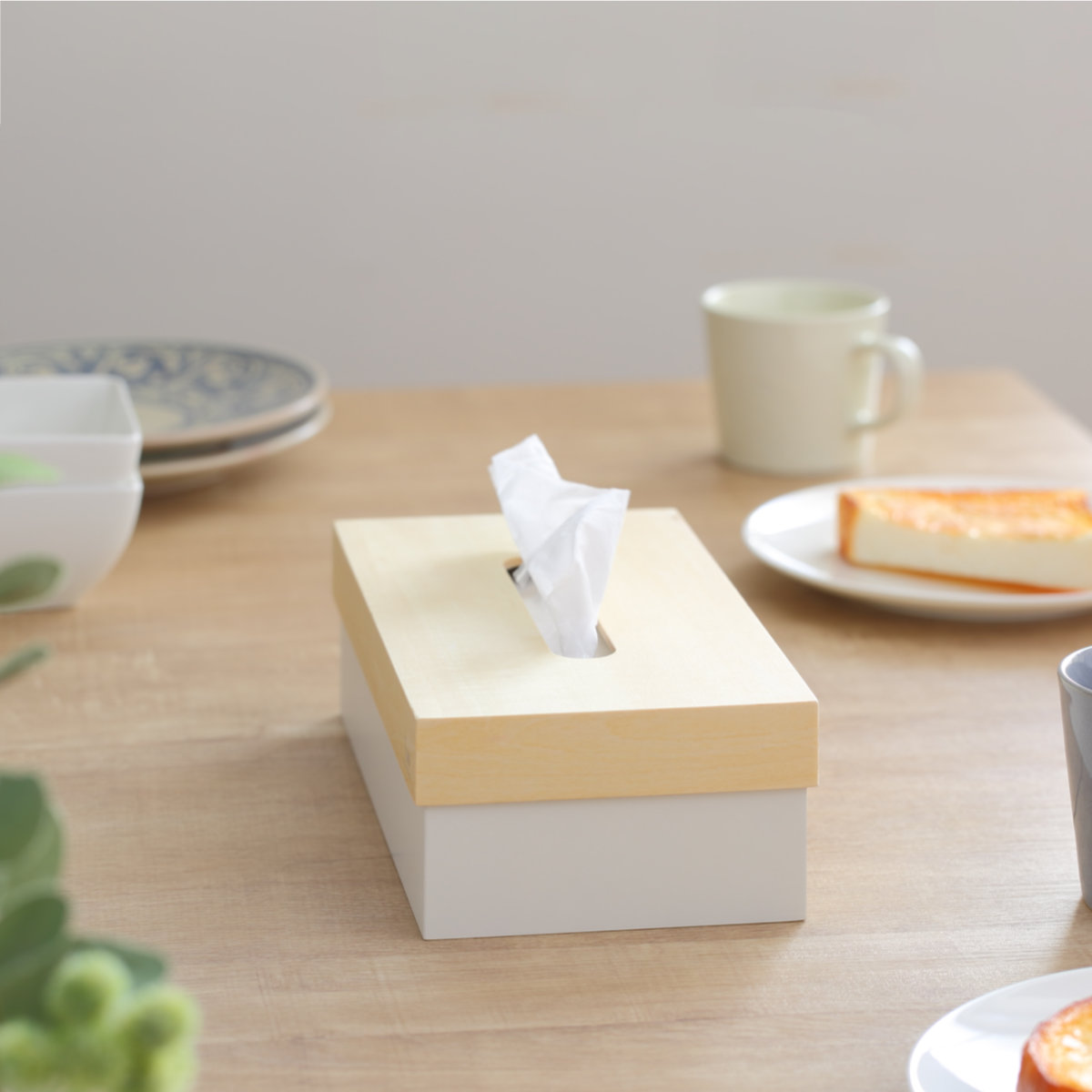 ヤマト工芸 ティッシュケース 木製 T CUBE 北欧 （ ティッシュ ケース