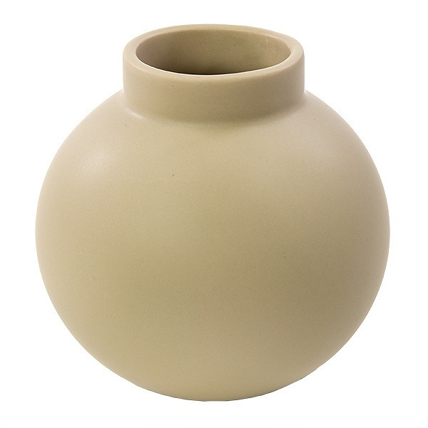 花瓶 陶器 フラワーベース ショート ASH 直径16×高さ15.5cm （ 花びん 花器 一輪挿し ポット 北欧 枝物 ）｜interior-palette｜02