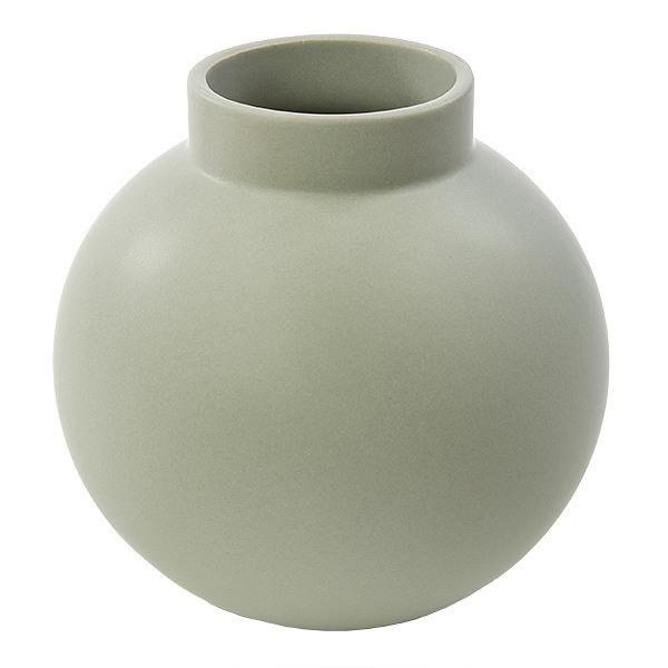 花瓶 陶器 フラワーベース ショート ASH 直径16×高さ15.5cm （ 花びん 花器 一輪挿し ポット 北欧 枝物 ）｜interior-palette｜03
