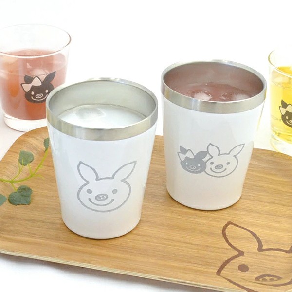 タンブラー 330ml ラッキーピッグホーム LuckyPig home コップ 食器