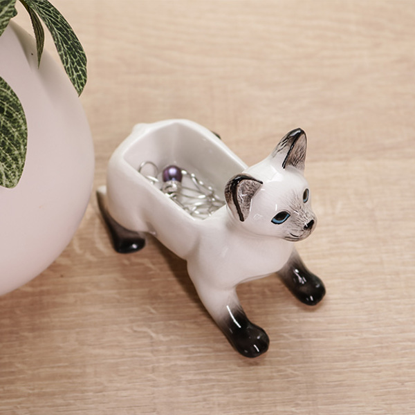 小物入れ アクセサリー シャムネコ ネコ 猫 収納 （ ねこ アクセサリー