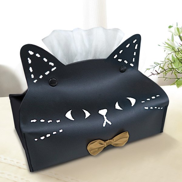 ティッシュケース ねこのミミッツ ネコ ティッシュカバー （ ティッシュ ケース ティッシュ入れ ねこ 猫 ）