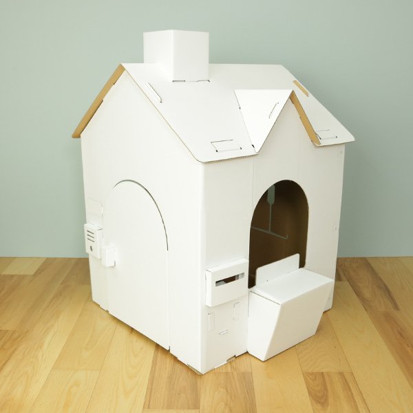 ダンボール 家 ダンボールハウス ダンボールマイホーム 組立 秘密基地 おもちゃ こども 段ボール 工作 プレイハウス プレイテント インテリアパレットヤフー店 通販 Yahoo ショッピング