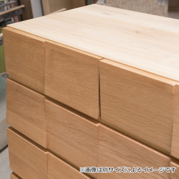リビングチェスト 5段 モダンデザイン 天然木 日本製 幅58cm ホワイトオーク （ 開梱設置 チェスト 収納チェスト たんす タンス 収納 引き出し 完成品 国産 ）_4