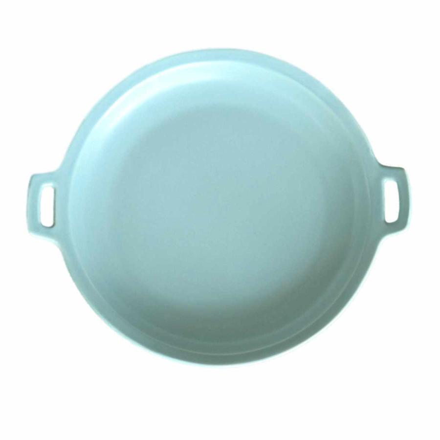 プレート 25cm L NARU 持ち手付き 陶器 （ 皿 食器 洋食器 食洗機対応 電子レンジ対応 大皿 丸 ワンプレート