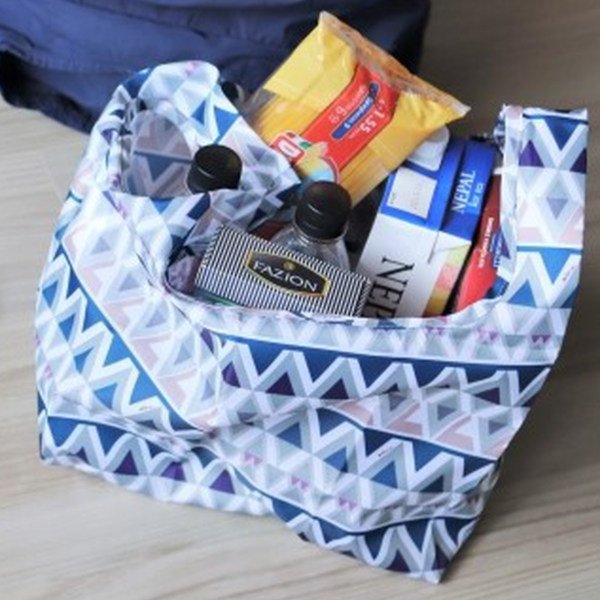 エコバッグ デザイナーズジャパン コンパクトバッグ さんかくあお 折りたたみ 撥水 抗菌 （ マイバッグ エコバック 買い物バッグ レジ袋 レジバッグ ）