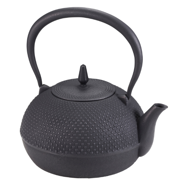 池永鉄工 鉄瓶 1.2L IH対応 梔子あられ文様 小 南部鉄器 日本製