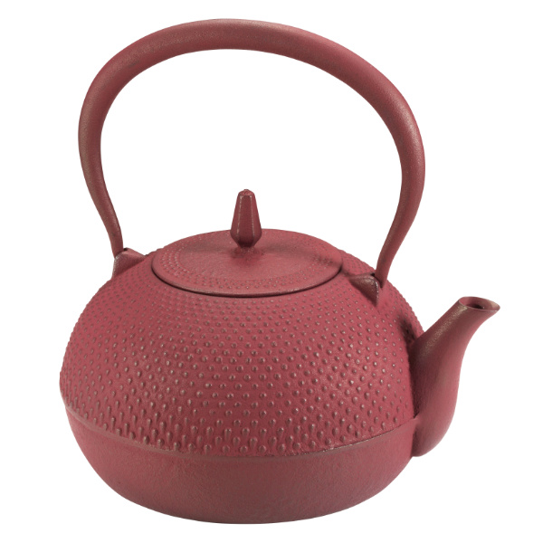 池永鉄工 鉄瓶 1.2L IH対応 梔子あられ文様 小 南部鉄器 日本製