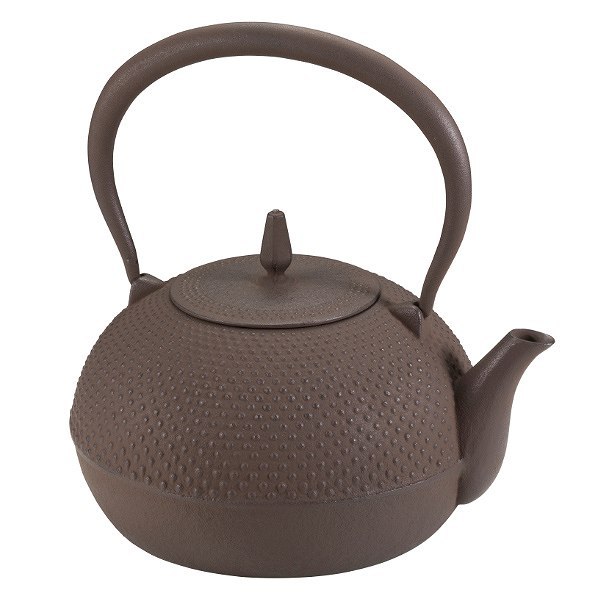 池永鉄工 鉄瓶 1.2L IH対応 梔子あられ文様 小 南部鉄器 日本製