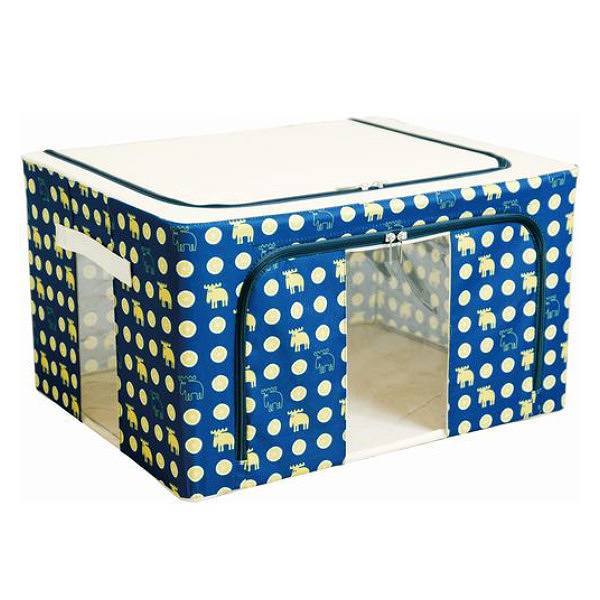 収納ケース スタッキング 窓付収納ボックス 幅50 奥行40 高さ28cm Moz モズ 北欧 収納ボックス 布 窓付き 前開き 収納 フタ付き インテリアパレットヤフー店 通販 Yahoo ショッピング