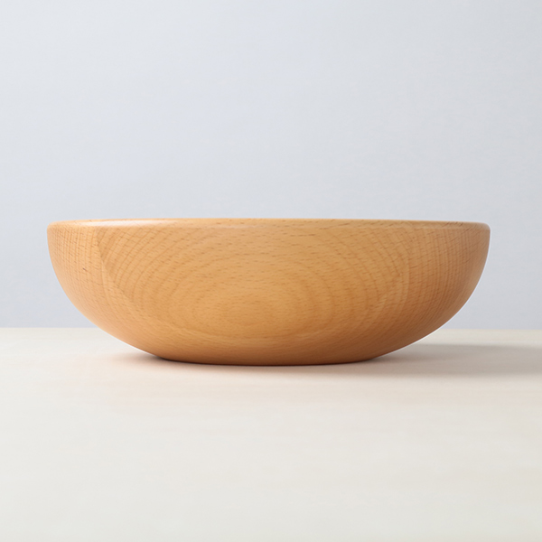 ボウル 23cm L サラダボウル 木製 皿 食器 洋食器 天然木 ビーチ （ 大