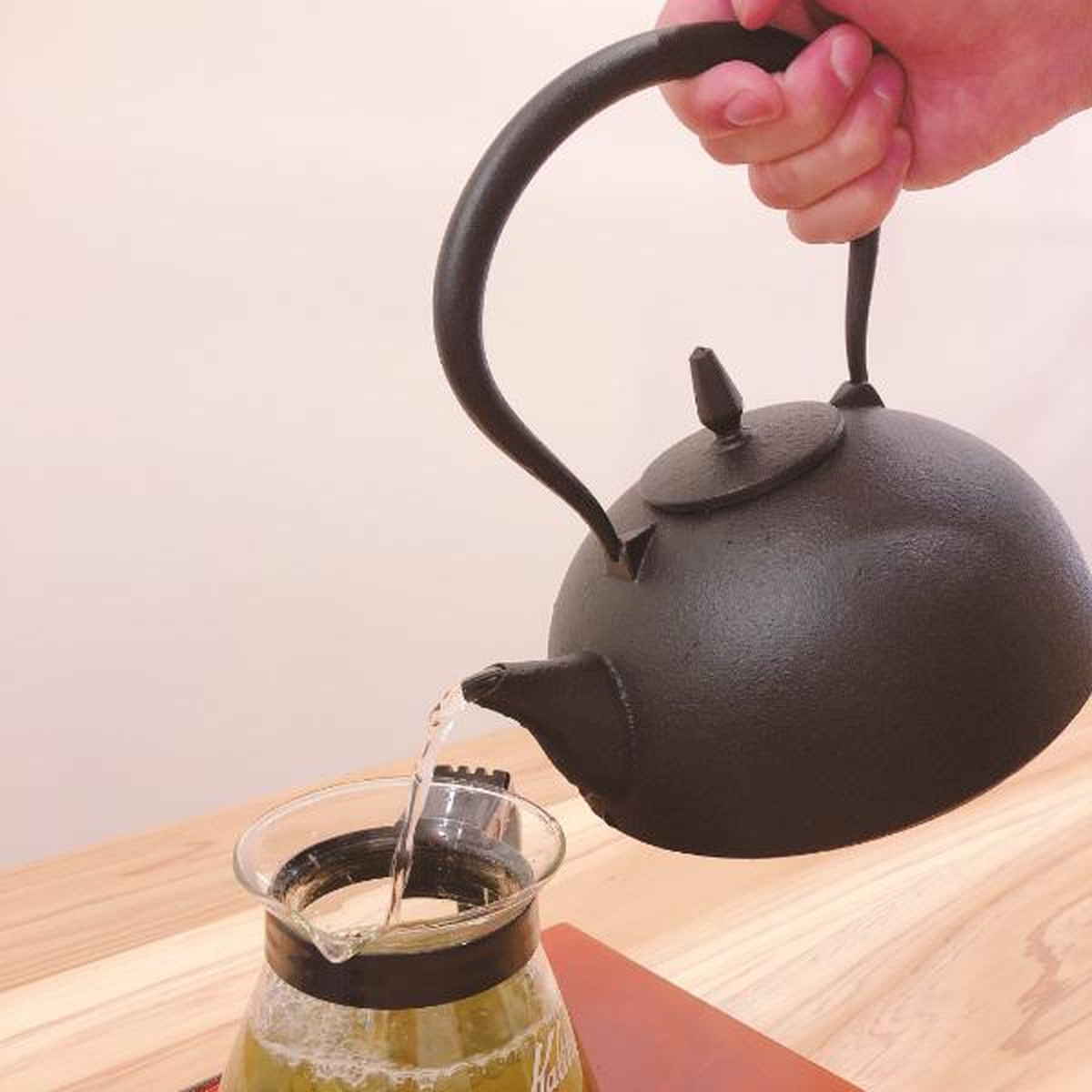 鉄瓶 1.2L IH対応 Vita Craft 華 南部鉄器 日本製 （ ガス火対応 ガス火 直火 1.2リットル 鉄器 急須 ）の画像