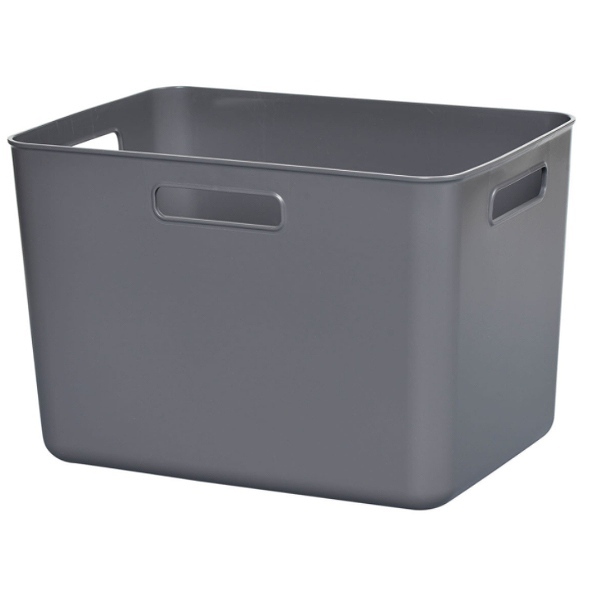 aibo本体 収納ケース グレー 収納ケース 幅36.4×奥行25.9×高さ24.5cm 小物収納 やわらかBOX 深型