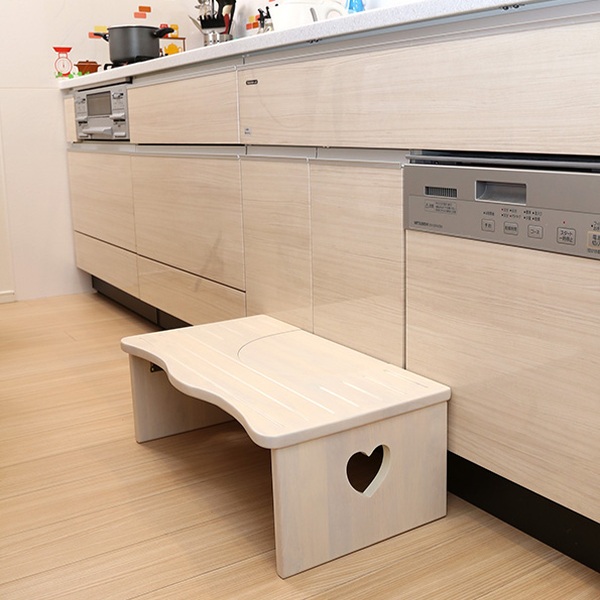 トイレ 踏み台 29cm 木製 天然木 ステップ台 折りたたみ 子供用