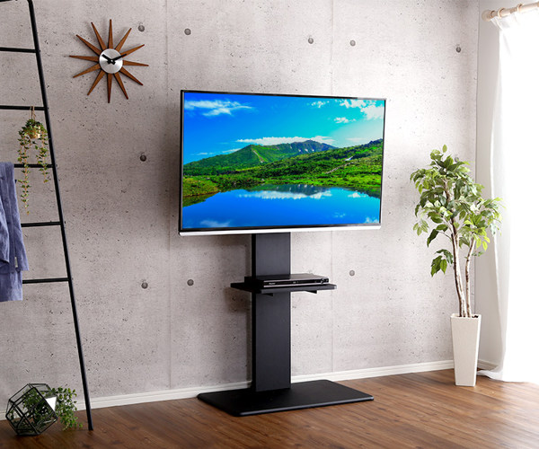 ホームテイスト（HOME taste） TVスタンド ハイタイプ 棚付 スイング式