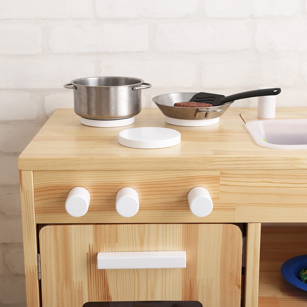 ままごとキッチン 木製 天然木 子供用 キッチン 知育玩具 ミニキッチン