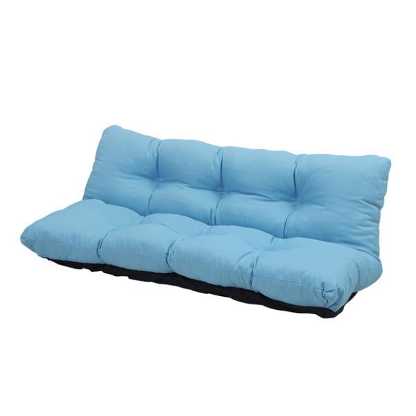 ローソファ 幅160cm 2人掛け 7段階リクライニング フロアソファ