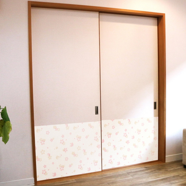 ツメ傷保護用シート ふすま用 80cmx180cm ペット 傷防止 猫 犬 貼って