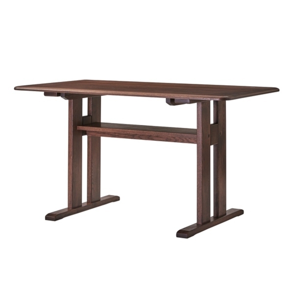 リビングテーブル 幅120cm CIELO シエロ リビング ダイニング テーブル 木製 天然木 無垢材 （ 食卓机 食卓テーブル 4人掛け 幅 120 収納 ラック 棚 机 ）｜interior-palette｜03