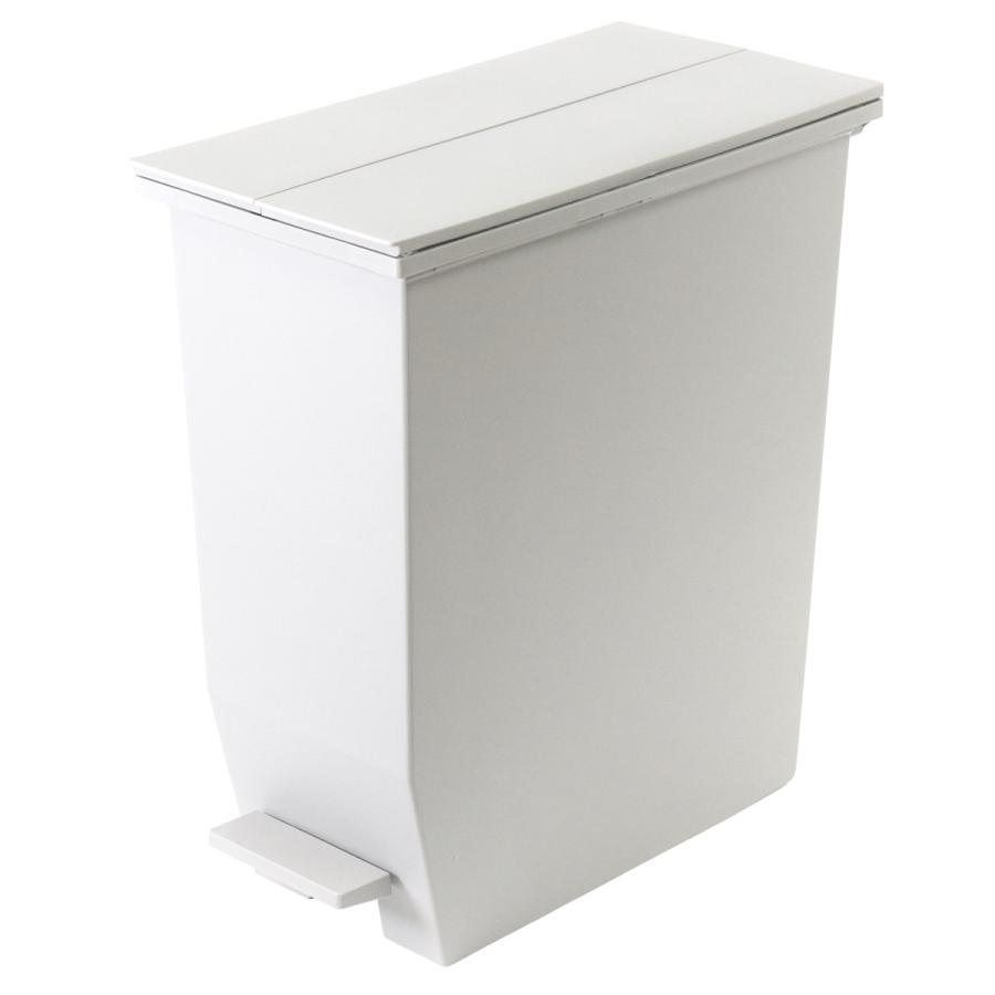 特典付き ゴミ箱 35L SOLOW ソロウ ペダルオープンスリム （ ごみ箱 35リットル ペダル式 ふた付き 両開き 分別 棚下 カウンター下 スリム ） | RISU（家具、インテリア） | 01