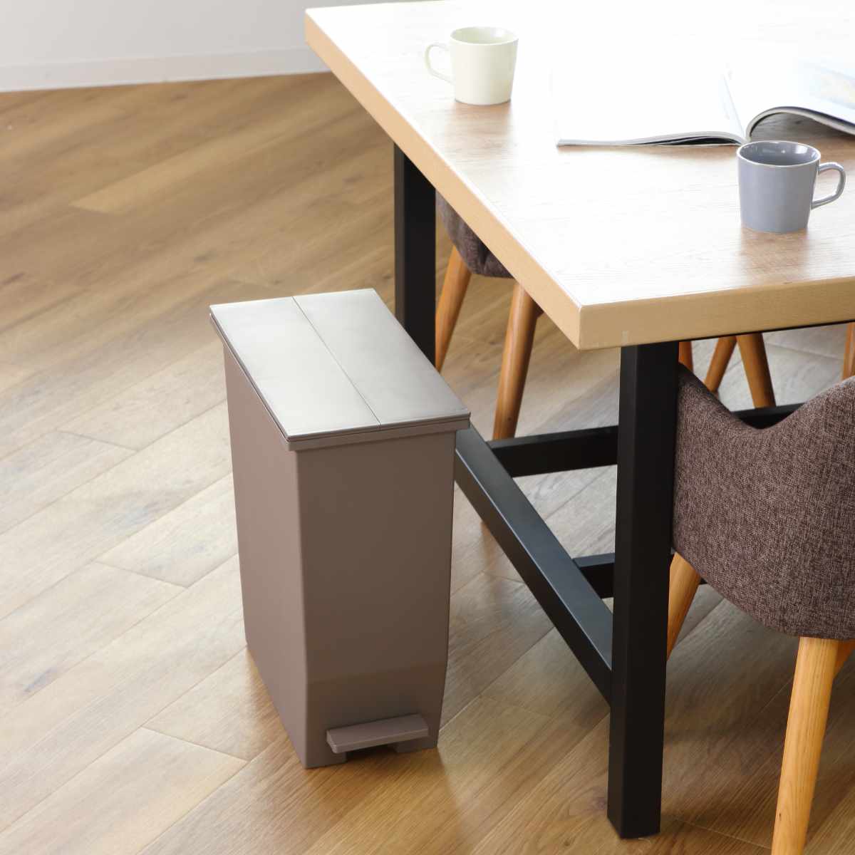 RISU（リス） 特典付き ゴミ箱 45L SOLOW ソロウ 同色2個セット ペダル