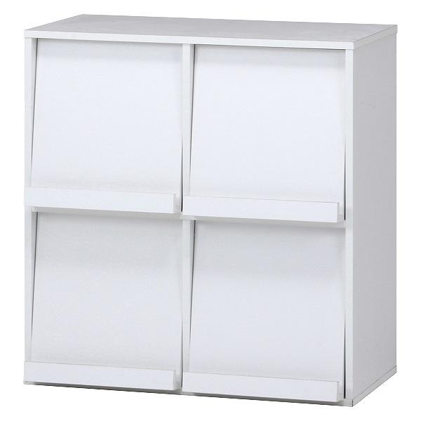 不二貿易（Fuji Boeki） ディスプレイラック 幅80cm 4マス 2列2段