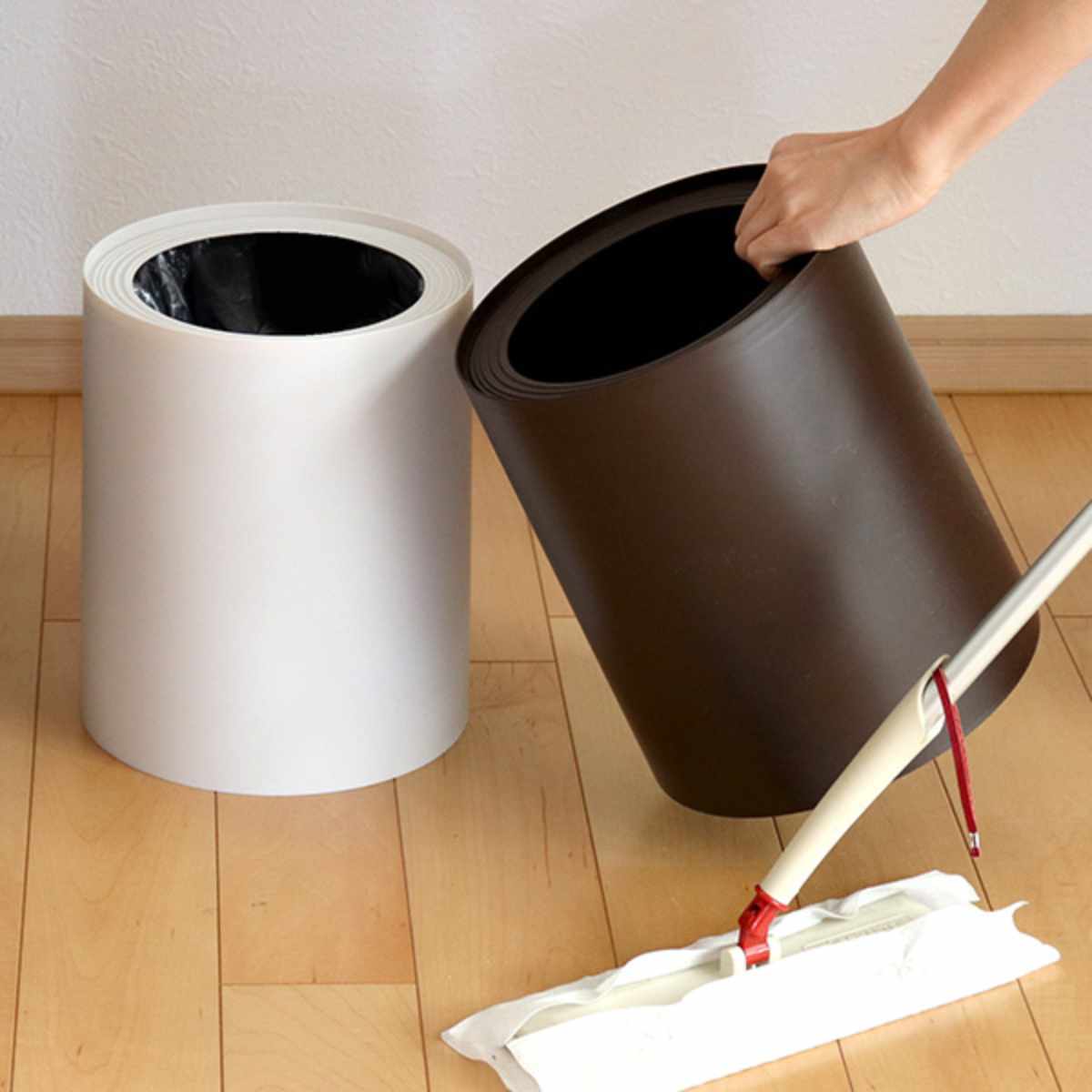 不動技研（FUDOGIKEN） ゴミ箱 6L リップルダストカン （ 6リットル