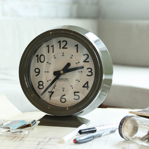 置き時計 ダルトン DULTON ボフミル クロック 時計 おしゃれ （ 置時計