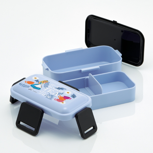 スケーター お弁当箱 2段 抗菌 600ml ふわっと 不思議の国のアリス