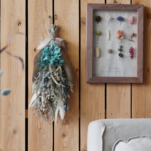ドライフラワー ブーケ 花束 スワッグ 壁掛け （ 花 インテリア ドライ