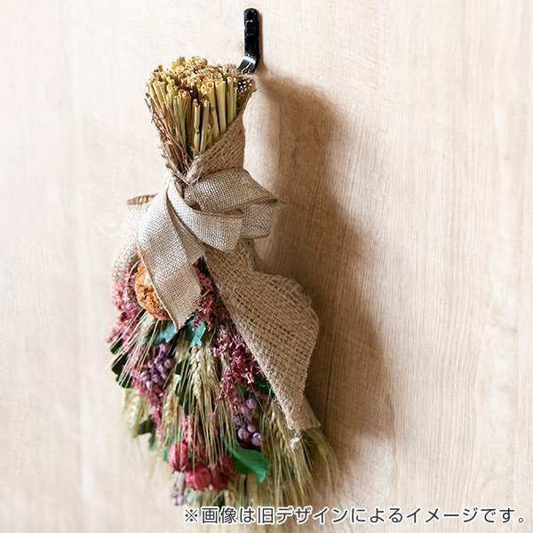 ドライフラワー ブーケ 花束 スワッグ 壁掛け...の詳細画像4