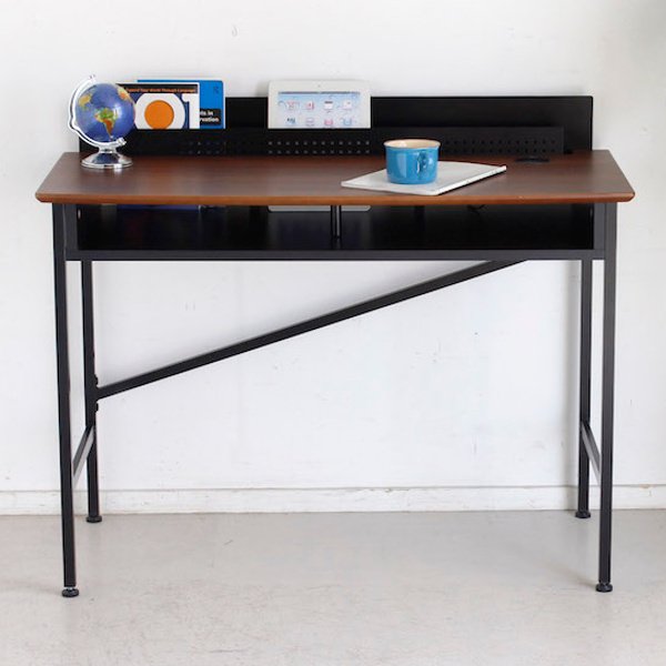 東馬（Tohma） ワークデスク 机 ヴィンテージ調 ウォールナット突板