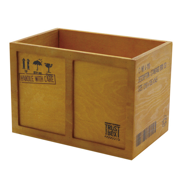 収納ボックス S 幅21×奥行13.5×高さ14.5cm コンテナ 木 スタッキング （ 収納ケース 収納 ケース ボックス 木製 木箱 ）｜interior-palette｜02