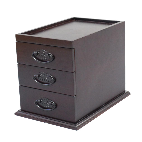 チェスト 和風 3段 和風ミニチェスト 桐製 仏壇 （ 木製 インテリア