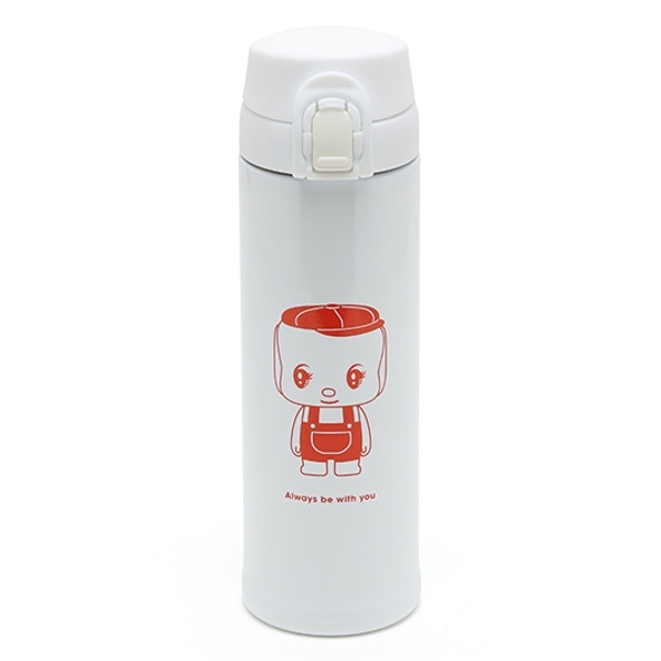 三好製作所 水筒 マグ 300ml レトロ文具 ワンプッシュボトル （ 保温