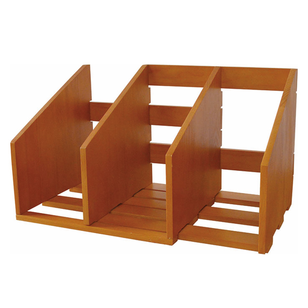 ブックスタンド スライド式 2段 本棚 （ 卓上 木製 伸縮 ラック ブック