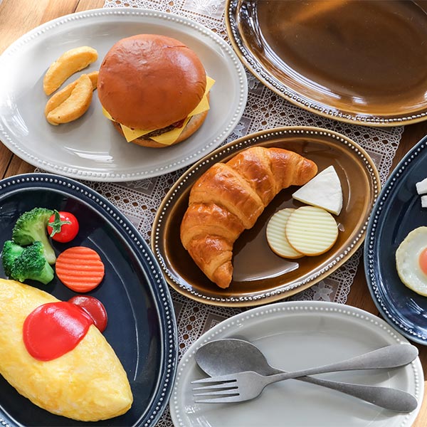 プレート 27cm L パスト 皿 食器 洋食器 磁器 日本製 （ 食洗機対応