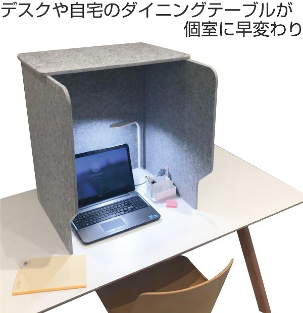 デスクトップパネル 幅60cm 屋根付き 飛沫防止パネル 仕切り パーテーション デスクパネル デスクパーテーション 衝立 フェルト 机上 目隠し インテリアパレットヤフー店 - 通販 - Yahoo ショッピング