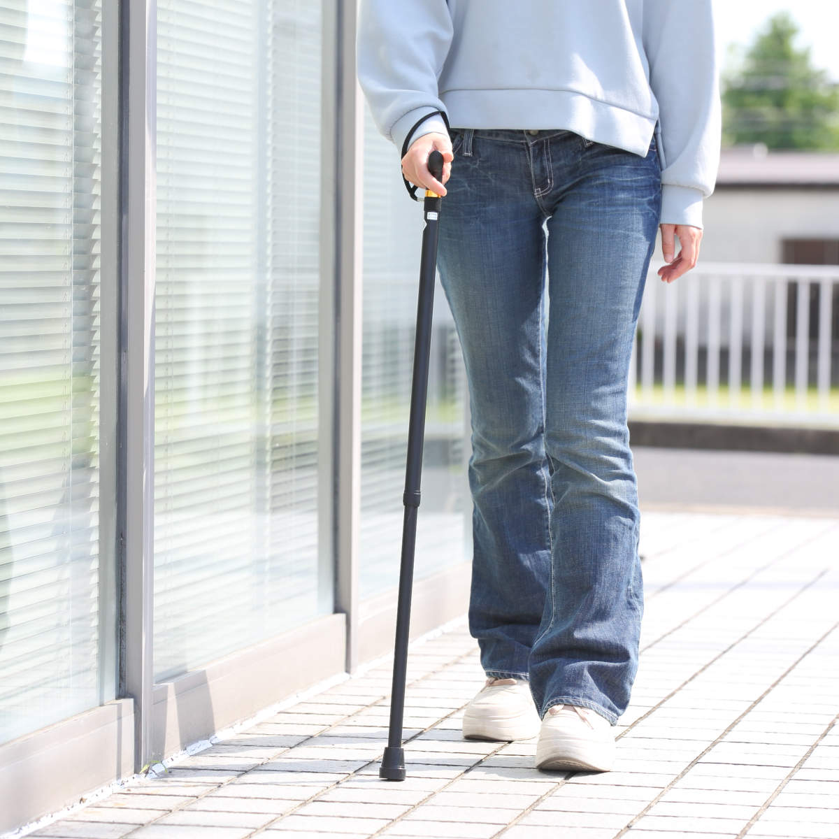 杖 伸縮 ベーシックE 軽量 男性 女性 おしゃれ プレゼント （ ステッキ レディース 高さ調節 アルミ製 メンズ ） | フジホーム | 18