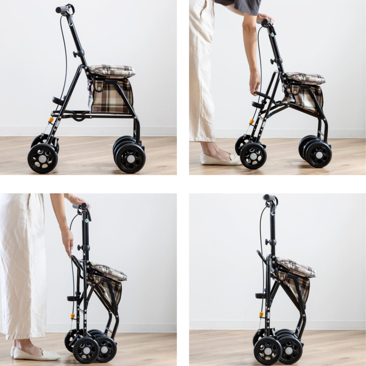 マキテック シルバーカー スリムムーヴ 軽量 コンパクト 座れる