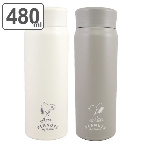 大西賢製販 水筒 マグ 480ml ステンレス PEANUTS スヌーピー （ SNOOPY