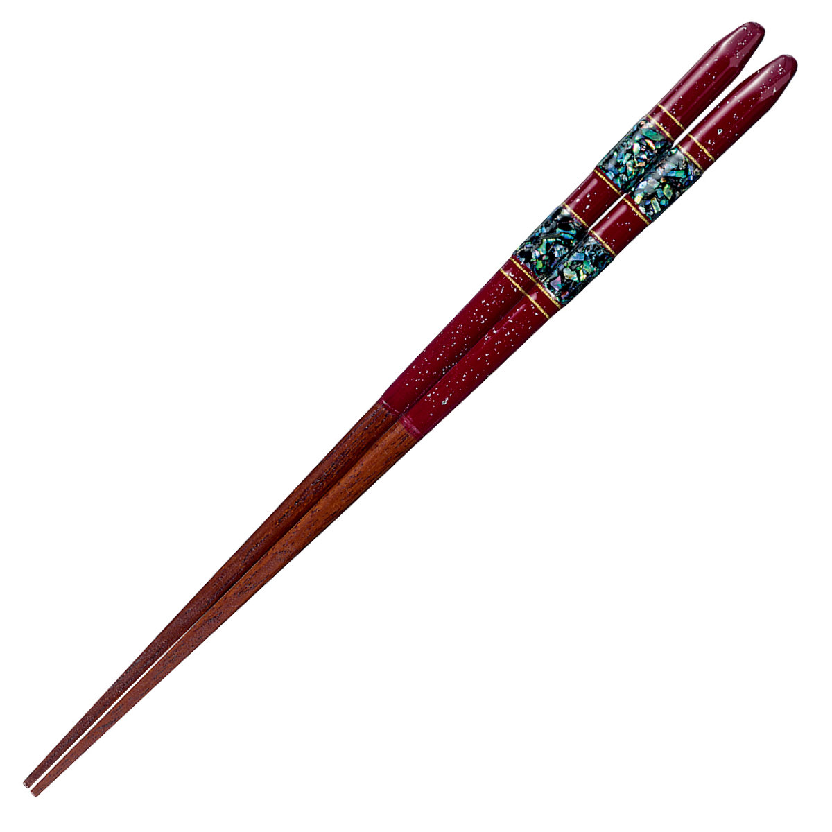 箸 21cm 23cm プレミアムアイ ゴージャスライン 久須夜 木製 天然木