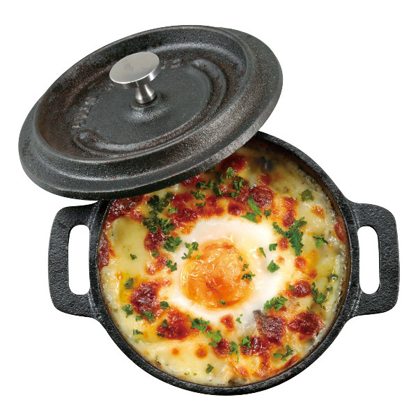 パール金属 アウトドア ココット 両手鍋 10cm キャプテンスタッグ