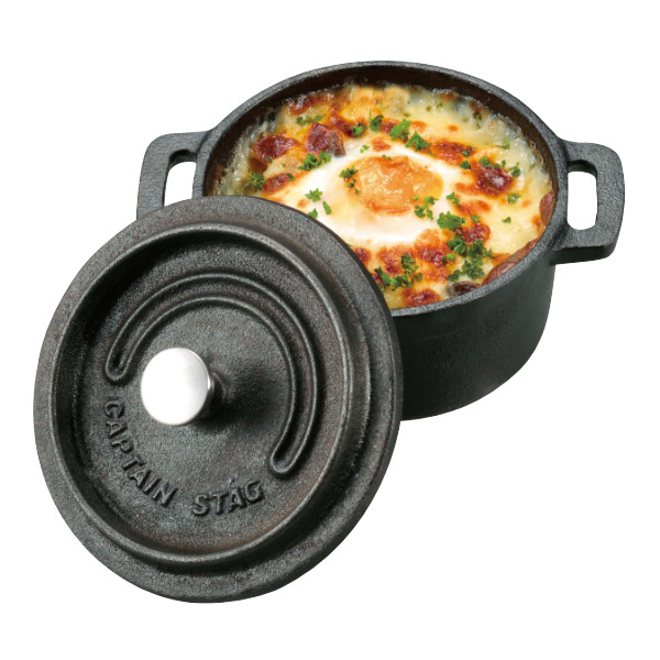 パール金属 アウトドア ココット 両手鍋 10cm キャプテンスタッグ