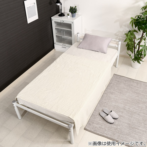 不二貿易（Fuji Boeki） ベッド シングル パイプベッド 宮棚 ラック